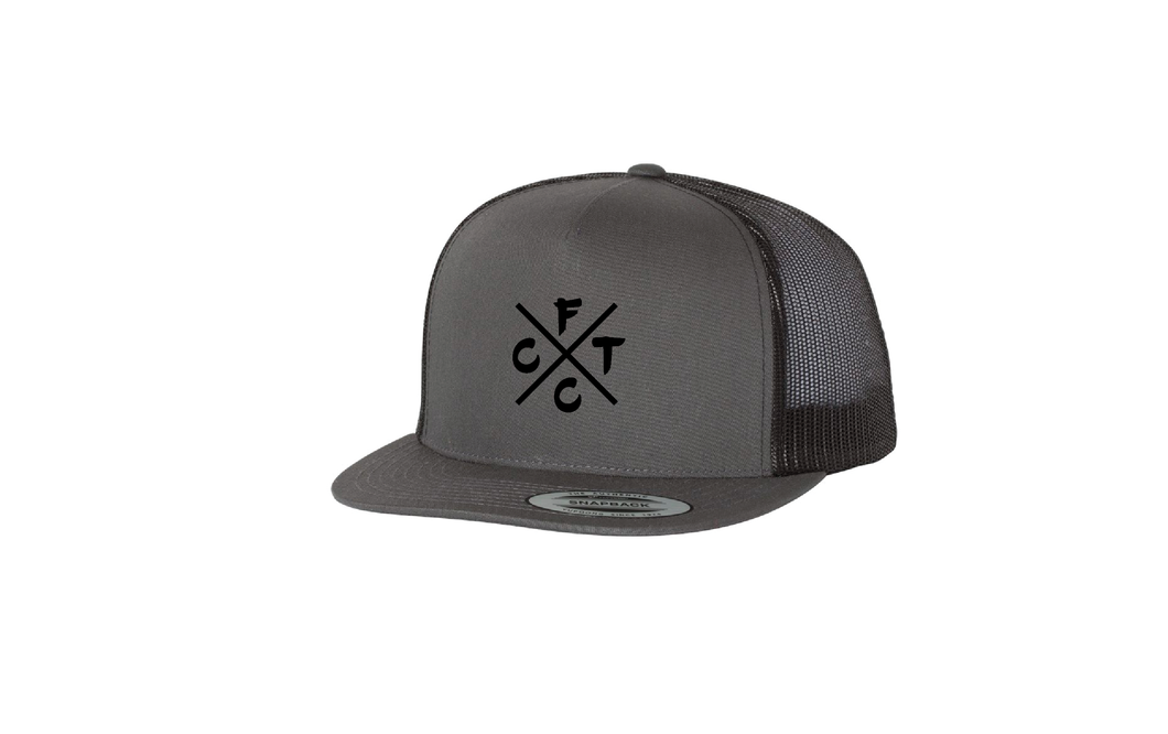 Cross Hat  - Grey